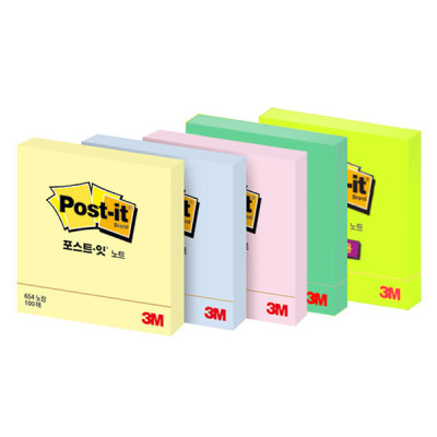 3M/Post-It/Note/654/Sticky Note Pad/Office Supplies/Note