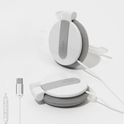 IRIVER/Type-C/White/Earhook Type/Earphones/Music/Phone Call/Wired/Sport/Earrings/Headphones