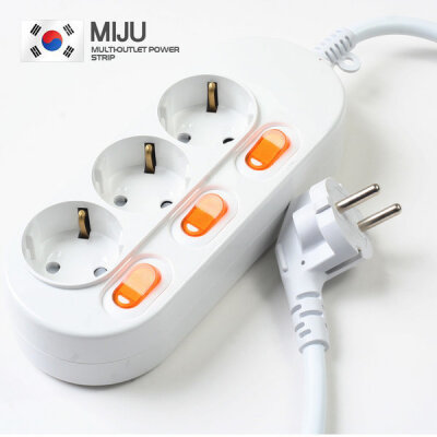 Korean/Multi Plugs/1.5M/Official Product/Home/Office/Computer/Home Electronic Appliances/Electricity