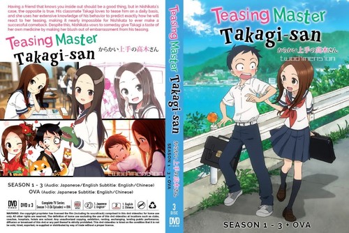 ANIME DVD~ENGLISH DUBBED~Teasing Master Takagi-san Season 1-3(1-36End+OVA)+GIFT