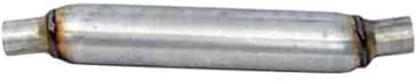 Jones Exhaust A3518F Glasspack Muffler Full Offset End Style 2 Inlet 2 Outlet 2-