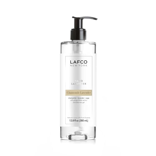 LAFCO New York Hand Sanitizer, Chamomile Lavender - 12.8 fl oz - Purifies & Hydrates - FDA Approved - Cruelty Free