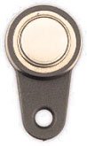 Pack of 5 Magnetic Keyfobs with DS1990A iButtons - Gray