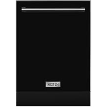 KOSTCH 24 inch Built-In Dishwasher,Top Control 8 Wash Programs Slide In Dish Washer Machine with Third Rack,Large Capacity 15 Place Settings, ENERGY STAR Certified, 45-dBA Ultra-Quiet (Black)