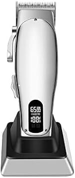 Hair Clippers for Men, Hair Clipper Silver Hair Trimmer Metal Barbershop Cutter Hair Cutting Machine Haircut Cordless Hair Trimmer