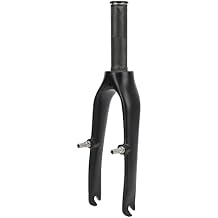 T800 Carbon Fiber Front Fork, Lightweight Shock Resistant Fork for Mountain s, Full Carbon Construction, 1.1in Straight Tube Compatible, V Brake and C Brake