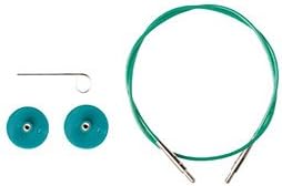 Knit Picks Interchangeable Circular Knitting Needle Cable - 32" Green