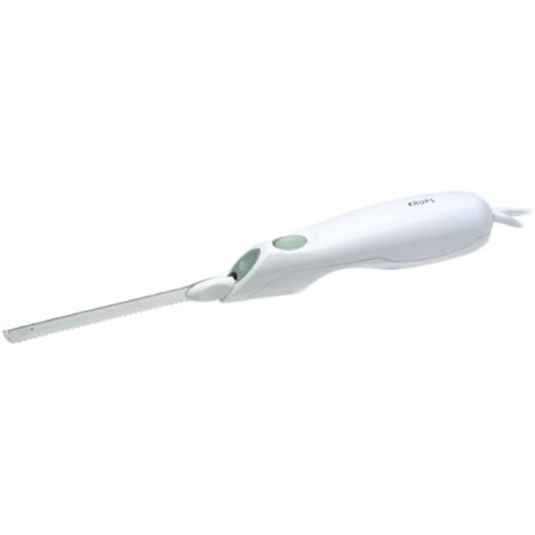 Krups OptiSlice Electric Knife, White
