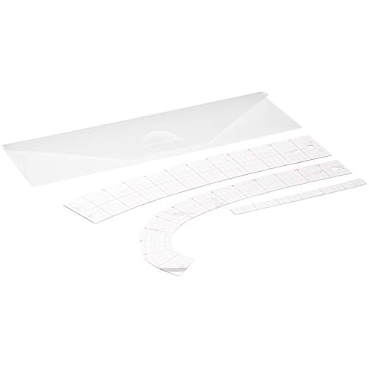 Clover Curve Ruler 3Pkg