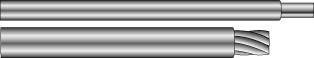 Single Conductor Cables (Hook-Up Wire) 24 AWG Copper, Silver Coated 100.0' (30.5m) 250V Red