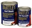 Bartley's Gel Stain Dark Brown Mahogany Quart for Wood Surfaces