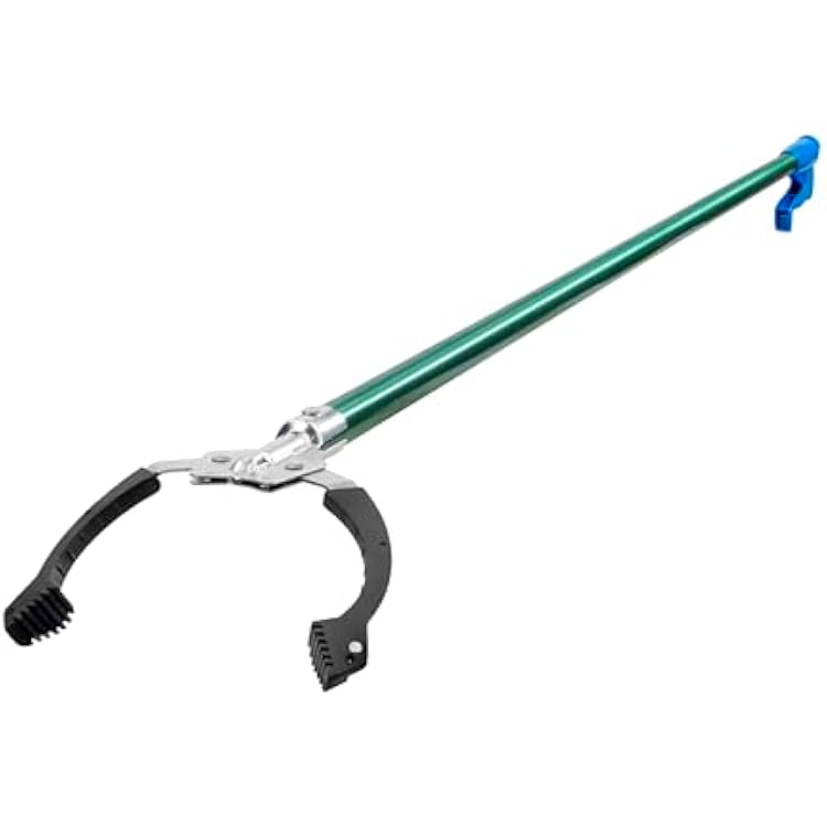 Unger Professional 48 Nifty Nabber, Reacher Grabber Tool, Trash Picker Upper, Built-In Magnet and Ergonomic Grip, Outdoor Claw Pickup, Reaching Assist for Seniors, Safely Perform Tasks