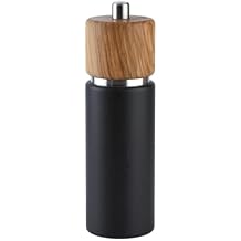 Zassenhaus Hannover Pepper Grinder Mill, 7-Inch, Matte Black/Natural Olive Wood