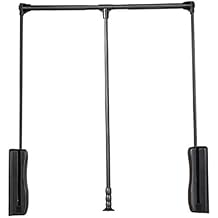 Closet Lifter Adjustable 550-1200mm Heavy Duty Wardrobe Pull Down Hanger, Hanger for Hanging Clothes,550-660mm,Brown