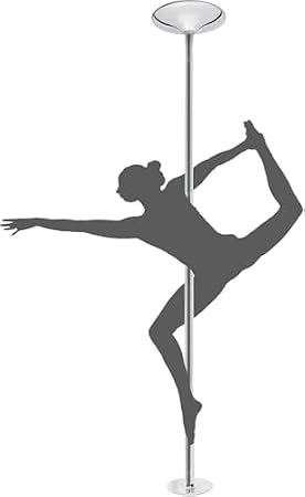 Dance Pole Professional Spinning Pole Portable Removable Adjustable 45mm, Spinning Static Dancing Tube Kit, Stripper Pole for Exercise Club Party Pub Home(3.2M-3.6M/10.5ft-11.8ft)