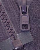 YKK 36" Vislon Zipper ~ YKK #5 Molded Plastic ~ Separating - 867 Eggplant (1 Zipper/Pack)