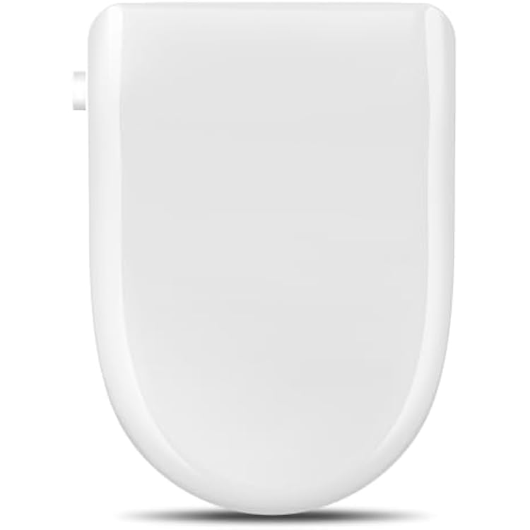 Bidet Toilet Seat Attachment for Olive Smart Toilet with Warm Water & Dryer, Feminine & Child Wash, Self-Clean Stainless Steel Nozzle, Adjustable Water Pressure, Slow Close Lid