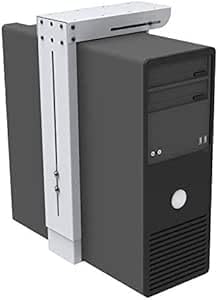 Computer Case Carrier Foot Metallic Grey