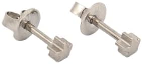 Studex Star Shape Silver Stud Earrings | 3mm | Hypoallergenic for Sensitive Ears | 1 Pair Included | High Fashion Earrings for Women