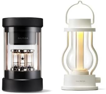 BALMUDA Combo Pack The Speaker The Lantern White | Rechargeable Portable Bluetooth Speaker & Rechargeable LED Lantern