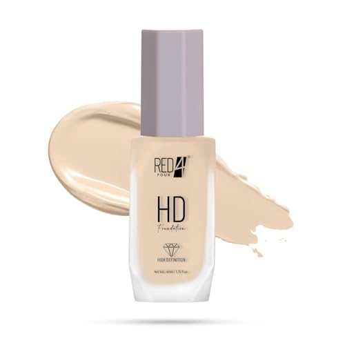 HD Foundation | Full Coverage | Matte Foundation | Lightweight Formula | Long Lasting | 40ml 01