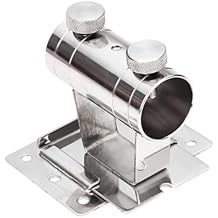 Fishing Rod Holder Stainless Steel Adjustable Umbrella Stand Multi-Functional Clamp with Easy Install Design Suitable for Fishing Trips Outdoor