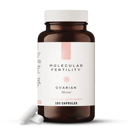 Ovarian Bloom - Doctor Formulated Fertility Supplement for Women - Hormone Balance, Egg Cell Health, Reproductive Wellness - 40:1 Myo-Inositol & D-Chiro Inositol - 30 Day Supply
