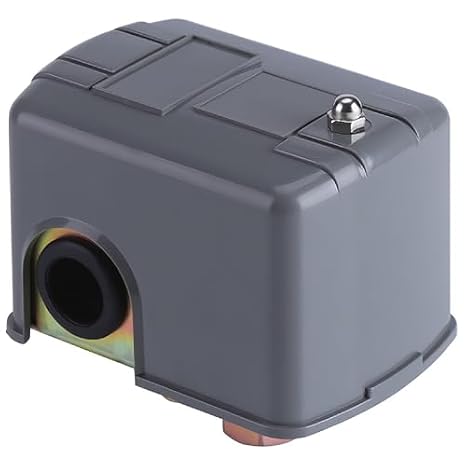 Water Well Pressure Switch Control for Self Priming Pump Adjustable 40 to 60 PSI with Double Spring