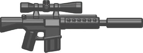 BrickArms 2.5 Scale Weapon M110 SASS Gunmetal