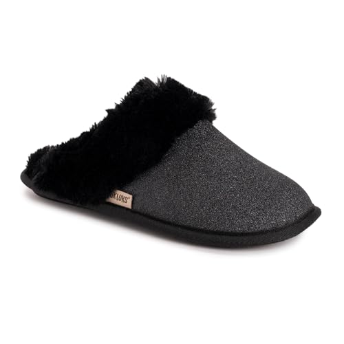 MUK LUKS womens Angled Sparkle Scuff