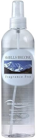 Smells Begone 97533 O9918269 Non-Scented Odor Eliminating Deodorizer, Liquid,Clear/Faint Blue,12 oz
