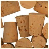 WidgetCo Size 5 Cork Stoppers, X Grade, Labratory Corks, Tapered Corks (Qty 100)