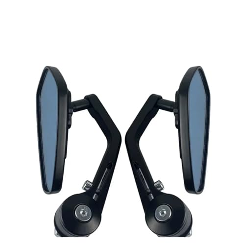 Motorcycle Handle Bar End Mirror 78 22 Mm Side Rearview Mirrors Custom Smoke Blue Lens For Ducati BMW Honda Suzuki Kawasaki,Motorcycle Mirrors Rearview