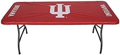Kwik-Covers 6' Rectangle Indiana University Table Cover - Single