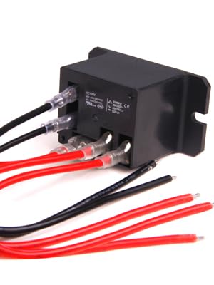 Miniature Power Relay 30A, AC120V Coil, SPDT(1NO 1NC) Mini 120 Volt Relay with 5 Quick Connect Wires NT90-AC120V