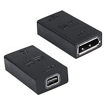 CERRXIAN 8K Mini Displayport to Displayport Converter Adapter,Mini DP Female to DP Female 1.4 Video Extension Converter Support 8K@60Hz,4K@144Hz,2K@165Hz(2-Pack)