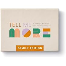Tell Me More: Family Edition - A Family Conversation Starter Game of 52 Questions to Foster Communication and Deepen Connections