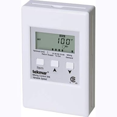 Tekmar Control Systems, Inc. 356 Mixing Control 356 - Variable Speed