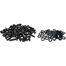 RackGold 10-32 Rack Screws 50 Pack w/Washers - USA Made