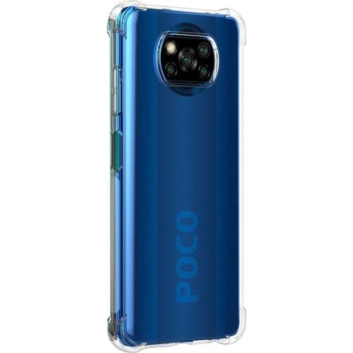 KZY Contact Compatible with Xiaomi KZY Contact Poco X3 Pro Cover Transparent Airbag Antishock Corner Protected Silicone Case