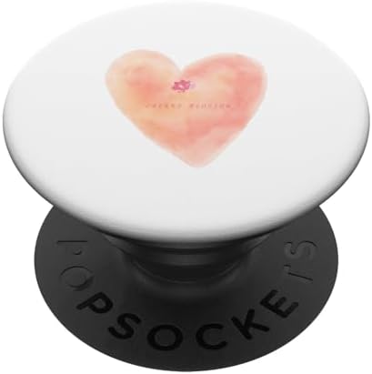 Cherry Blossom Heart PopSockets Standard PopGrip