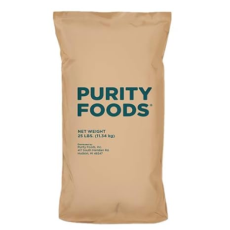 Purity Foods VitaSpelt Organic Whole Grain Spelt Flour 25 lb. bag