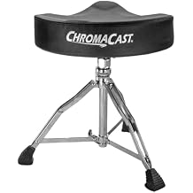 ChromaCast Pro Series Drum Throne with Motorcycle Seat Top