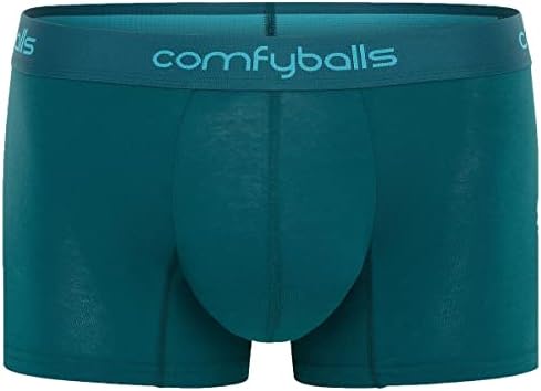 Comfyballs Mens Cotton Regular Boxer - Spruce Green