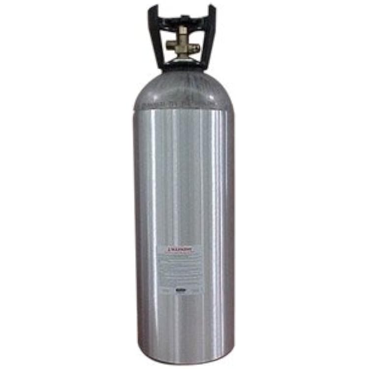 Hydrofarm Active Air CCO2 20 lb. CO2 Tank Gas Cylinder, Silver