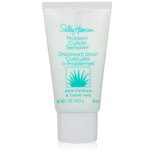 Sally Hansen Nail Treatment Problem Cuticle RemoverTM | Eliminates Thick & Overgrown Cuticles | pH-Balanced Formula Infused with Aloe Vera | Gently Soothes & Conditions Cuticles