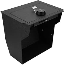 Center Console Gun Safe Vault - KEREN Vehicle Safe Vault Compatible with Cadillac Escalade Iq/Iql 2025-2026, Anti-Theft High Security Armrest Lock Box with 4-digit Lock.