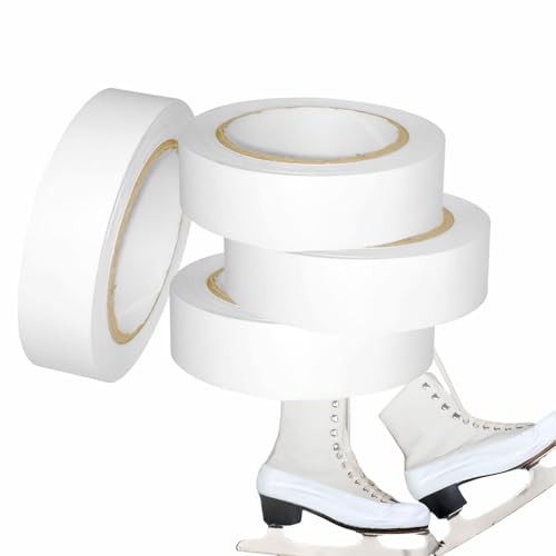 Figure Skate Tape - Skating Shoes Protection Sheet, Strong Adhesive Cover for Ice Hockey, 4 Rolls