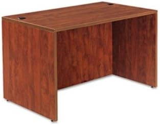 Alera Valencia Series Straight Front Desk Shell, 47.25" x 29.5" x 29.63", Medium Cherry