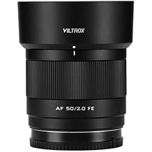 VILTROX 50mm F2 Full Frame Lens for Sony, AF 50mm f/2.0 FE Standard Prime Lens for Sony e Mount, FE Ultra-Compact e Mount Lens for A7RV ZVE1 A7CR A7CII a7IVa7RIV a6500 a6600